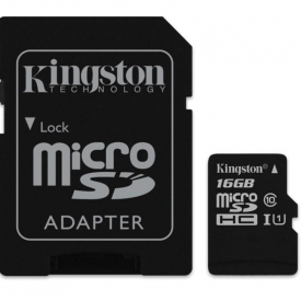 Kingston MicroSDHC 16GB UHS-I U1 (45R/10W)