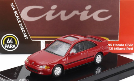 Paragon-models Honda Civic Coupe Ej1 1995 1:64 Red