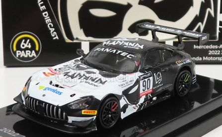 Paragon-models Mercedes benz Gt3 Amg Team Madpanda Motorsport N 90 24h Spa 2022 S.walkinshaw - O.tunjo - P.kujula - E.p.companc 1:64 Bílá Černá