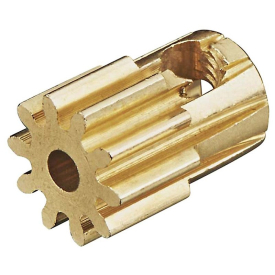 Pastorek 10 zubů modul .6 na 2mm hřídel
