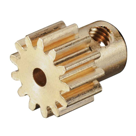 Pastorek 13 zubů modul .6 na 2mm hřídel