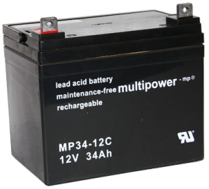 Pb akumulátor MULTIPOWER 12V/34,0Ah