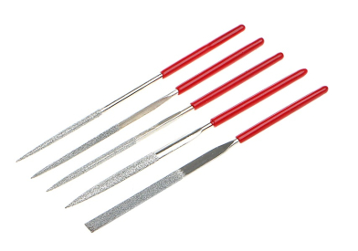 Pilníky jehlové diamantové 140mm, sada 5ks