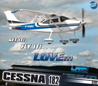 Plakát LRP F-1420 Cessna 182