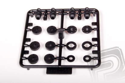Plastové díly pro tlumiče, část/stromeček 1 (verze 10mm)
