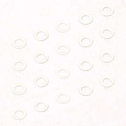 Podložky 8x5x0,2mm (20ks.)