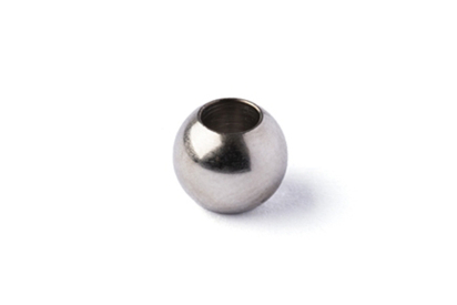 Poniklovaná mosazná kulička 3/16 (4,76mm) s dírou 2,0mm , 1000 ks.