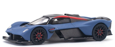 Pop-race-limited Aston martin Valkyrie 2021 1:64 Modrá Černá Oranžová