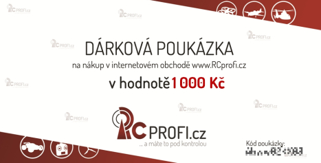 Dárkový poukaz v hodnotě 1000 Kč