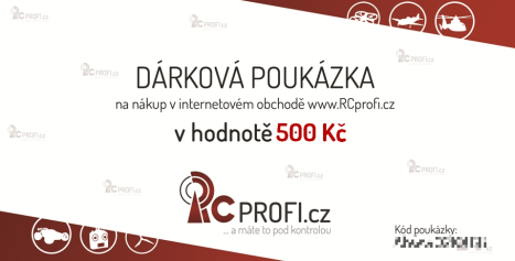 Dárkový poukaz v hodnotě 500 Kč