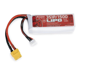 POWER PACK Li-Pol 1500mAh/11,1V 70C s XT60 konektorem