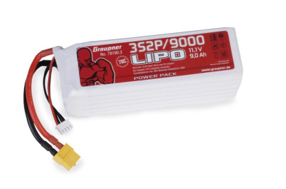 POWER PACK Li-Pol 9000mAh/11,1V 70C s XT60 konektorem