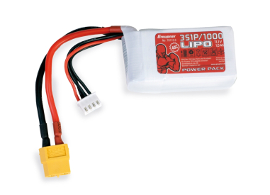 Power Pack LiPo 3/1000 11,1 V 30C XT60S2