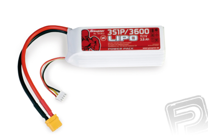 Power Pack LiPo 3/3600 11,1 V 30C XT60A4