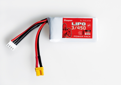 Power Pack LiPo 3/450 11,1 V 50C XT-30