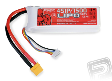 Power Pack LiPo 4/1500 14,8 V 70C XT60
