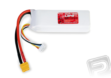 Power Pack LiPo 4/1600 14,8 V 70C XT60