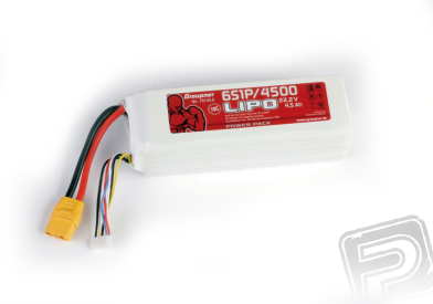 Power Pack LiPo 6/4500 22,2 V 70C XT90