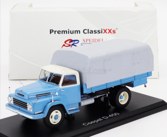 Premium classixxs Csepel D445 Truck Telonato 2-assi 1963 1:43 Světle Modrá Šedá