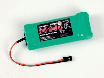 Přijímačová sada 5N-3000mAh 6V NiMH