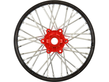 Pro-Line disk přední Pro-Spec V2 Bead, hliník, černý/červený: PM-MX