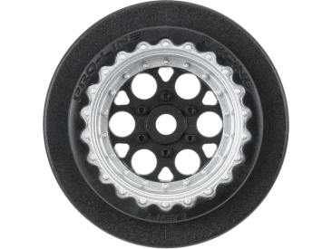 Pro-Line disk Showtime+ Black/Silver (2): Losi Mini No-Prep Drag