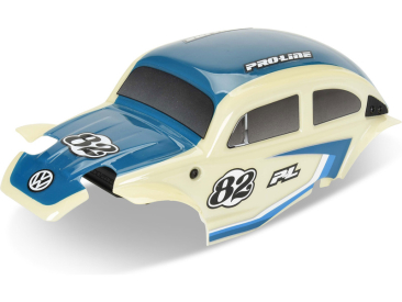 Pro-Line karosérie Class 1 VW brouk modrá, kola Chrome Diablo 12mm s pneu Flat Iron: Arrma Typhon Grom