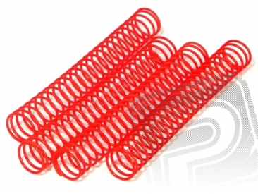Pružina tlumiče 14.5x117x1.2x25 závitů (červená)