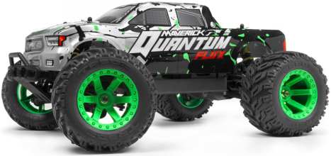 Quantum MT Flux 1/10 4WD Monster Truck - Stříbrný