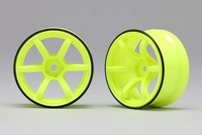 Racing Performer Driftovací disky 6 paprsků 01 (6mm Offset/žluté/2ks)