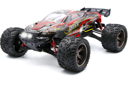 ROZBALENO - RC auto X9116 Challenger truggy, červená
