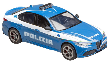 ROZBALENO - RC auto Alfa Romeo Giulia Quadrifoglio Policie