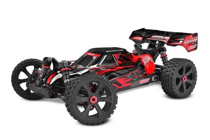 RC auto ASUGA XLR 6S - buggy 4WD - PRO Roller šasi, červená