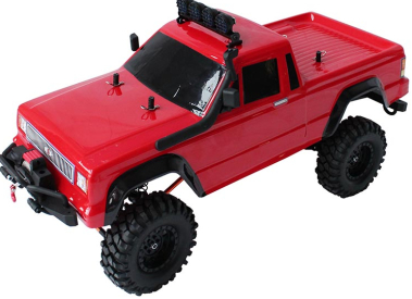 RC auto DF-4S Crawler XL 313mm Edition, červená