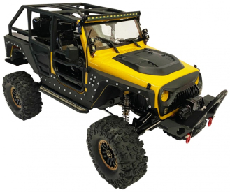 RC auto DF-4S PRO Crawler 313mm 1:10, žlutá