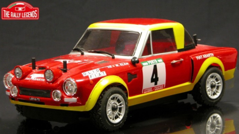 RC auto Fiat 124 Abarth Rally