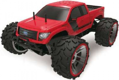 RC auto Ford F-150, červená