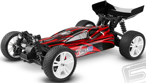 RC auto HiMoto ZENIT XB Brushless, červená