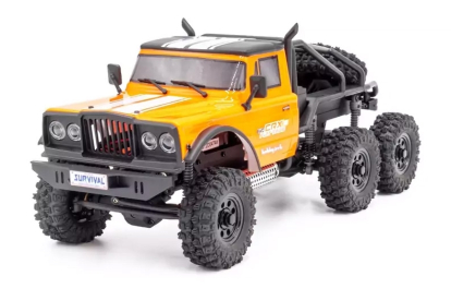 ROZBALENO - RC auto Hobbytech CRX18 Truck Trial 1/18, 6WD, krátká verze, oranžová