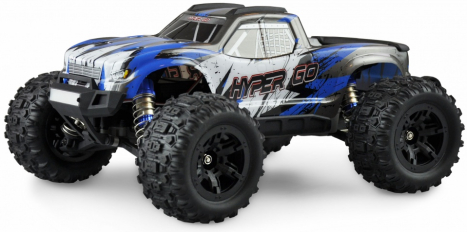 RC auto Hyper Go Monster Truck s GPS brushed, modrá