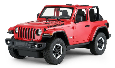 ROZBALENO - RC auto Jeep Wrangler Rubicon, červená