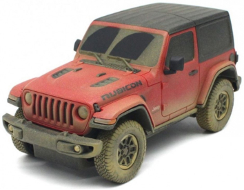 RC auto Jeep Wrangler Rubicon, červená