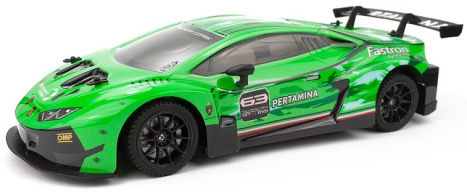 RC auto Lamborghini Huracán GT3, zelená