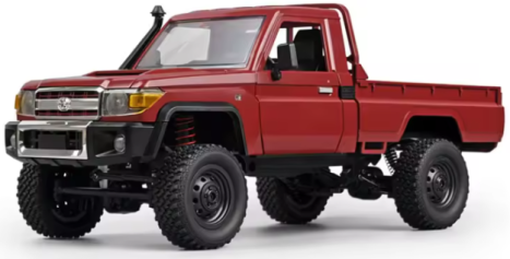 RC auto Land Cruiser Toyota, červená + náhradní baterie