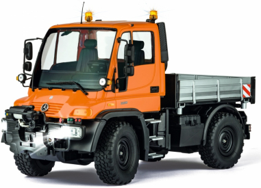 RC auto MB Unimog U300, oranžová