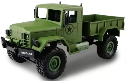 ROZBALENO - RC auto Military Truck, zelená