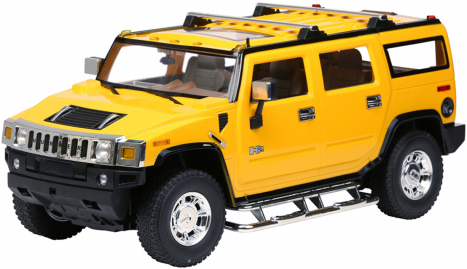 RC auto mini Hummer H2, žlutá