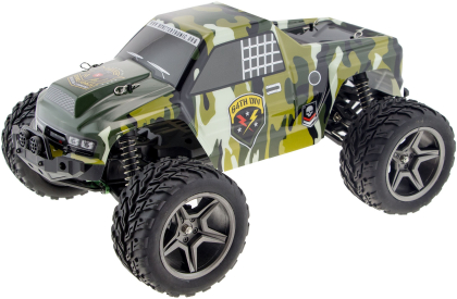 RC auto Monster Truck 64 Divize, maskáčový