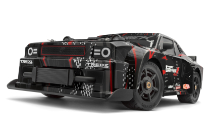 RC auto QuantumR Muscle Car FLUX 1/8 4WD, černo/červená