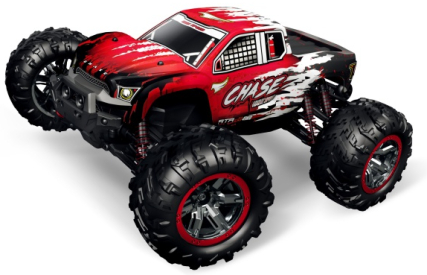 RC auto S-idee Monster truck, červená